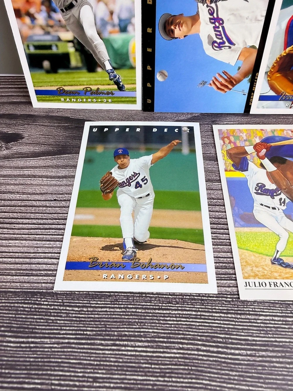 Texas Rangers Baseball Card Lot of 7 Ivan Rodriguez Teixeira UD